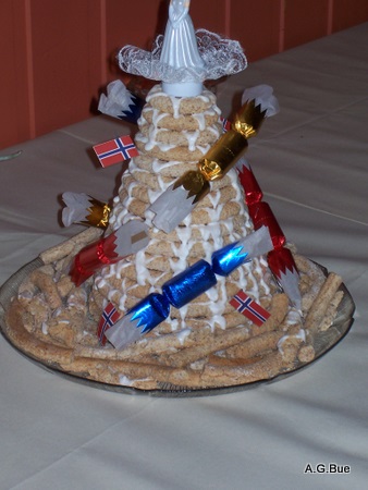 Kransekake (Norwegian Ring Tree Cake)